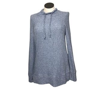 Christopher & Banks Mock Neck Sweater Women’s Sz Perite L Color Gray finger hole